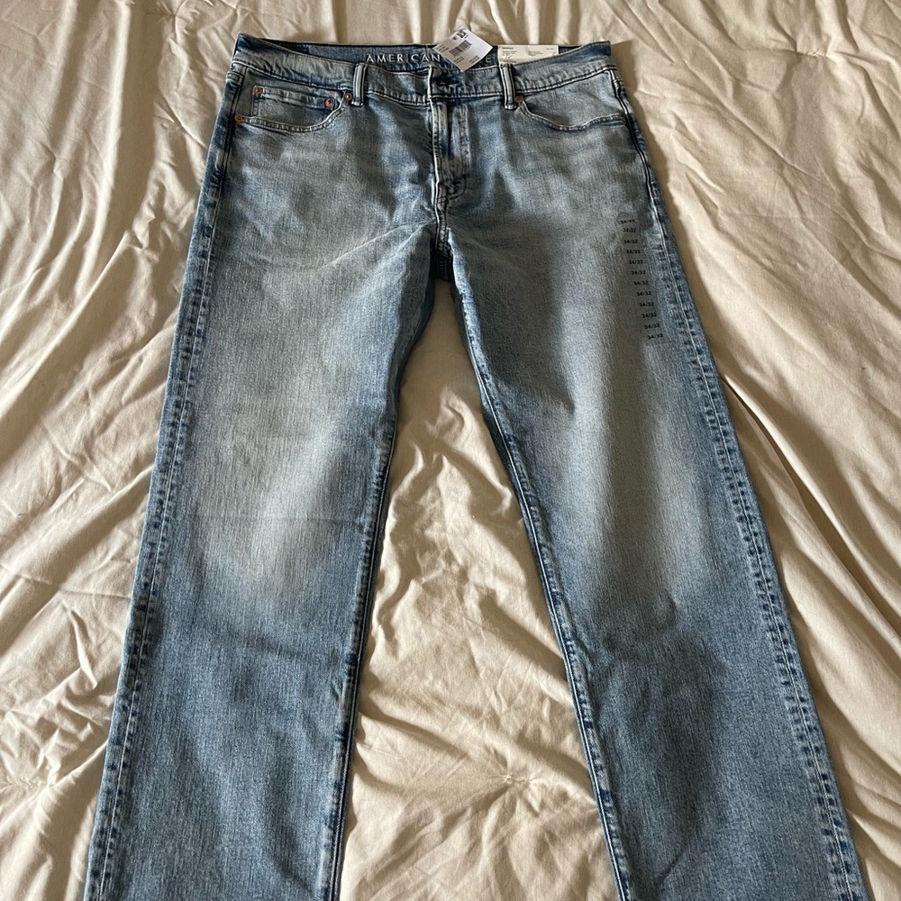 American Eagle Outfitters Blue Straight Jeans
